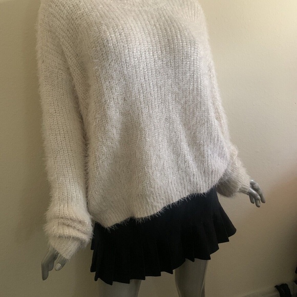 A.n.a. A New Approach Women Ivory Pullover Sweater Petite XL NWT Lose Fit Baggy - Picture 6 of 10